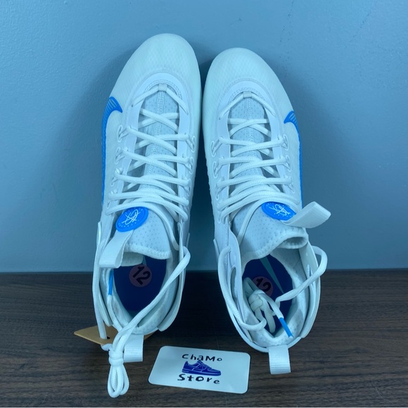 Nike Huarache 9 Elite Low LAX SE Lacrosse Cleats FV6130-103 Men's Size 12.5 - Picture 6 of 8